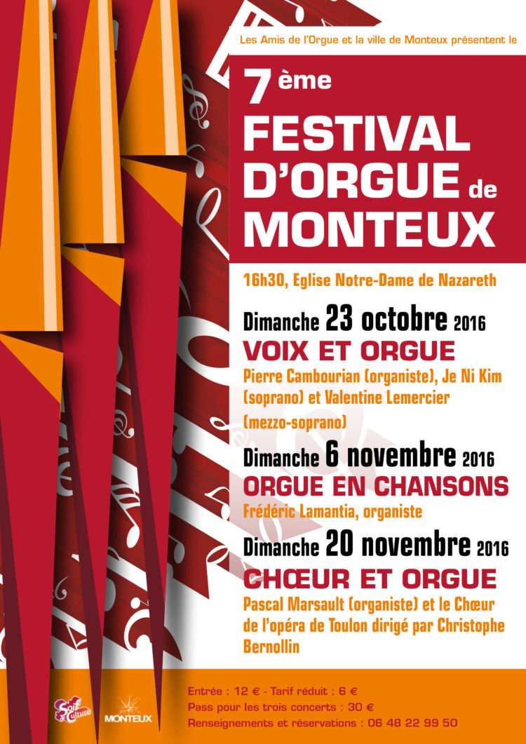 7ème Festival d'Orgue de Monteux